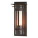 Torch XL Outdoor Sconce with Top Plate in Coastal Bronze - 305999-SKT-75-ZS0664 by Hubbardton Forge