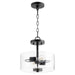 Dakota Soft Contemporary Dual Mount in Textured Black