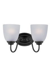 Stefan 2 Light Bath Vanity Light in Black