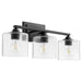 Dakota Soft Contemporary Vanity in Textured Black