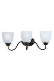 Stefan 3 Light Bath Vanity Light in Black