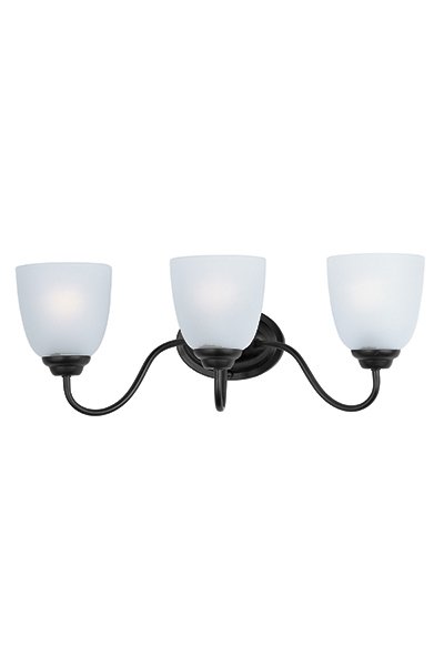 Stefan 3 Light Bath Vanity Light in Black