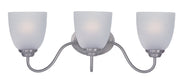 Stefan 3 Light Bath Vanity Light in Satin Nickel