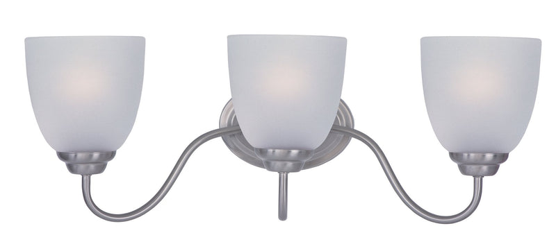 Stefan 3 Light Bath Vanity Light in Satin Nickel