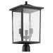 Riverside Transitional Post in Textured Black