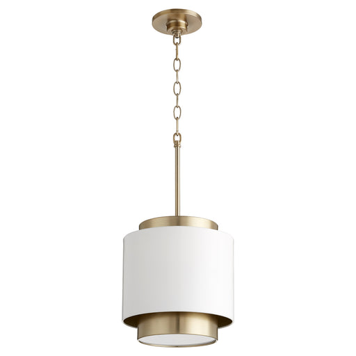 Soft Contemporary Pendant in Studio White