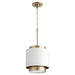Soft Contemporary Pendant in Studio White