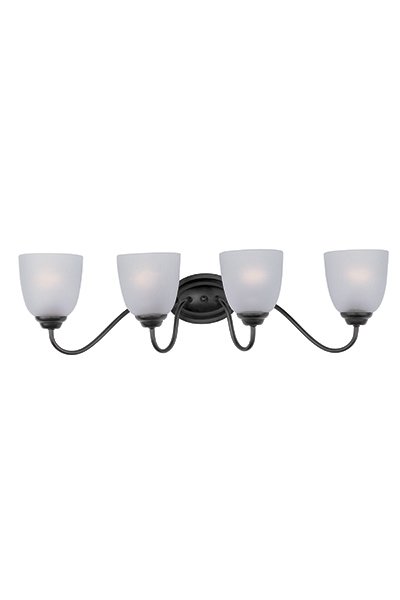 Stefan 4 Light Bath Vanity Light in Black