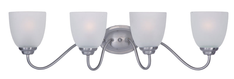 Stefan 4 Light Bath Vanity Light in Satin Nickel