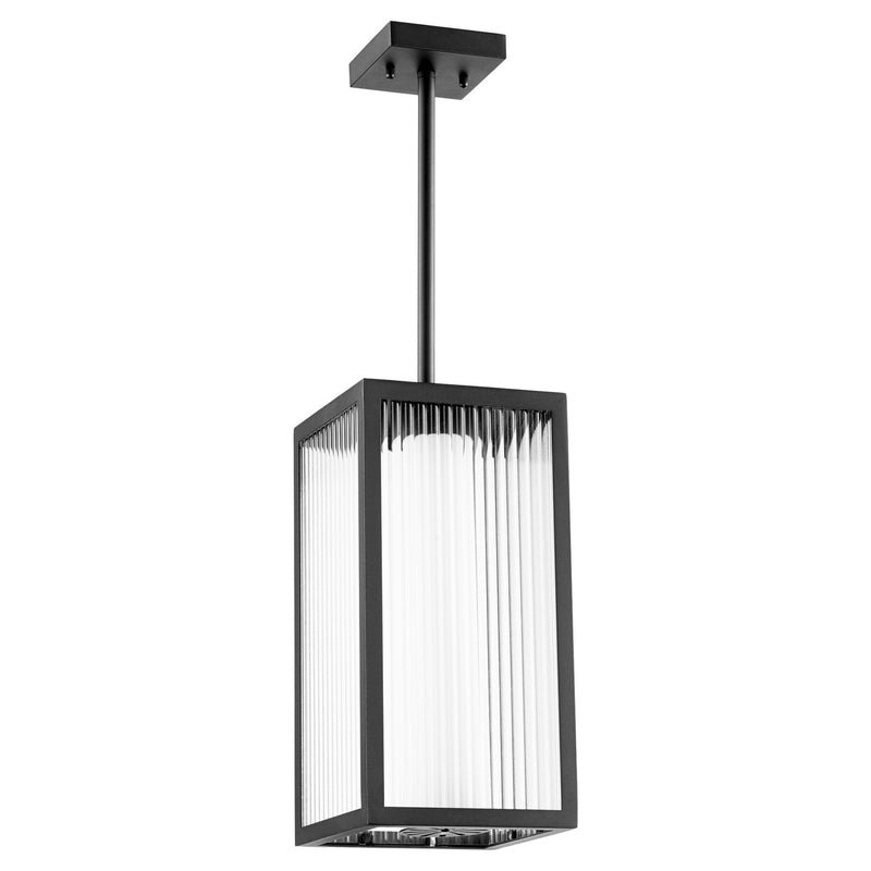 Maestro Soft Contemporary Pendant in Textured Black