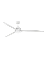 Artiste 72" Outdoor Smart Ceiling Fan with Light in Matte White