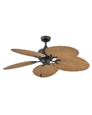 Tropic Air 52" Outdoor Ceiling Fan in Matte Black / KOA