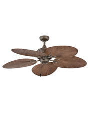 Tropic Air 52" Outdoor Ceiling Fan in Metallic Matte Bronze / Walnut
