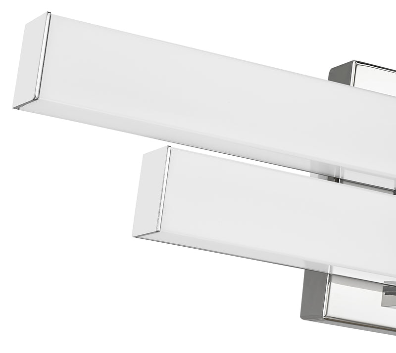 Zane 2 Light 18" Vanity in Chrome