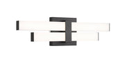 Zane 2 Light 18" Vanity in Matte Black