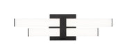 Zane 2 Light 18" Vanity in Matte Black