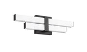 Zane 2 Light 18" Vanity in Matte Black