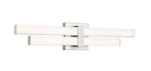 Zane 2 Light 25" Vanity in Brushed Nickel
