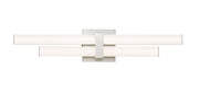 Zane 2 Light 25" Vanity in Brushed Nickel