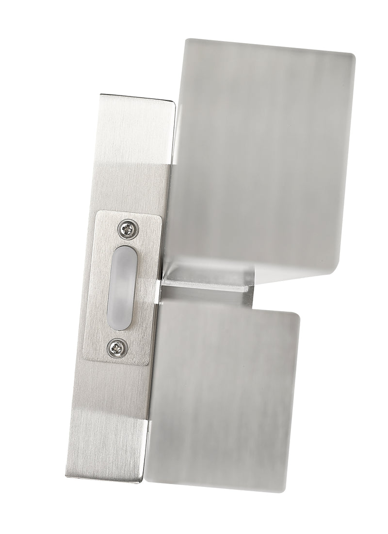 Zane 2 Light 25" Vanity in Brushed Nickel