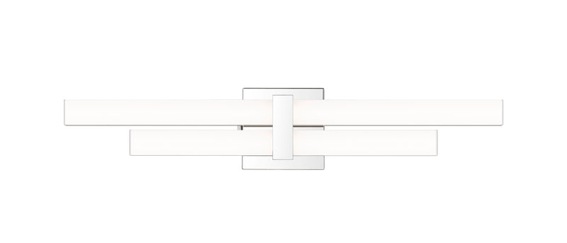 Zane 2 Light 25" Vanity in Chrome