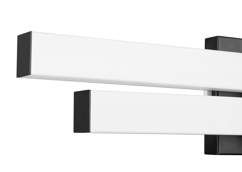 Zane 2 Light 25" Vanity in Matte Black