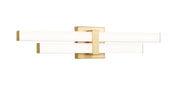 Zane 2 Light 25" Vanity in Modern Gold