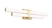 Zane 2 Light 25" Vanity in Modern Gold