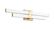 Zane 2 Light 25" Vanity in Modern Gold