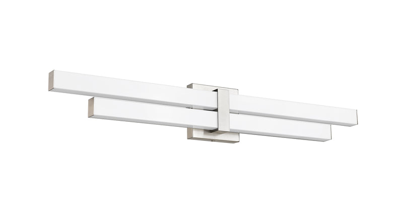 Zane 2 Light 32" Vanity in Brushed Nickel