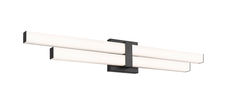 Zane 2 Light 32" Vanity in Matte Black
