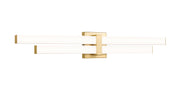 Zane 2 Light 32" Vanity in Modern Gold
