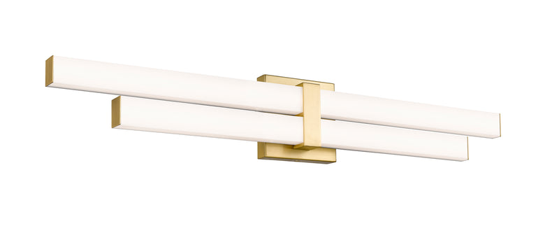 Zane 2 Light 32" Vanity in Modern Gold