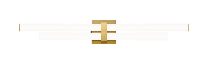 Zane 2 Light 32" Vanity in Modern Gold