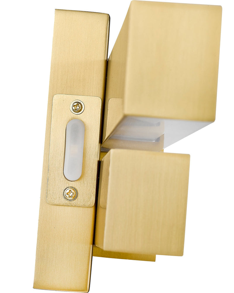 Zane 2 Light 32" Vanity in Modern Gold