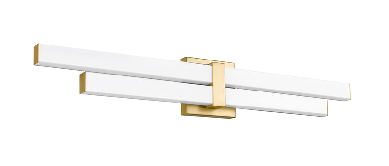 Zane 2 Light 32" Vanity in Modern Gold
