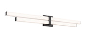 Zane 2 Light 40" Vanity in Matte Black