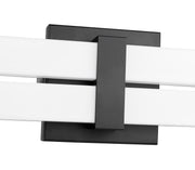 Zane 2 Light 40" Vanity in Matte Black