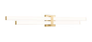Zane 2 Light 40" Vanity in Modern Gold