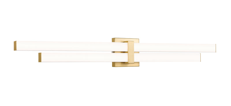 Zane 2 Light 40" Vanity in Modern Gold