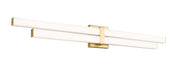 Zane 2 Light 40" Vanity in Modern Gold