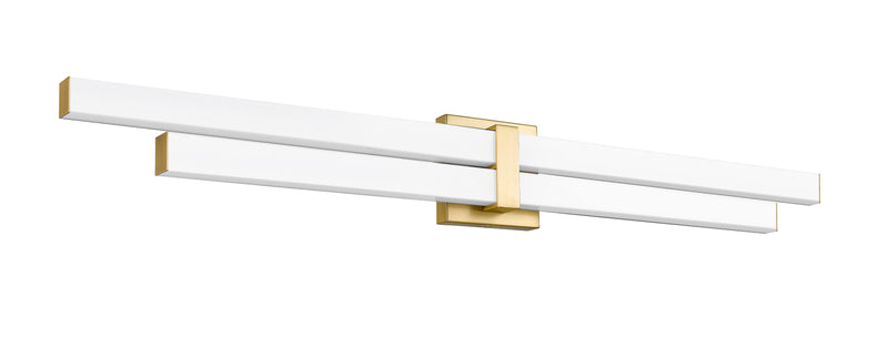 Zane 2 Light 40" Vanity in Modern Gold