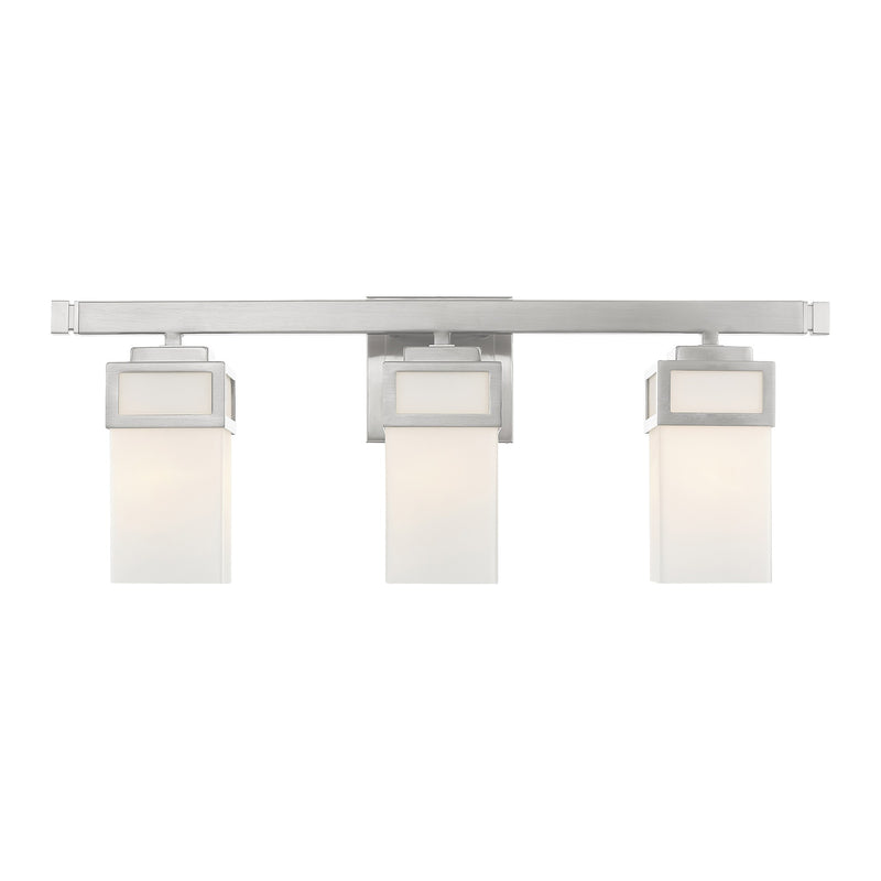 Harding 3-Light Bath Vanity Light in Brushed Nickel