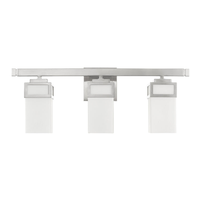 Harding 3-Light Bath Vanity Light in Brushed Nickel