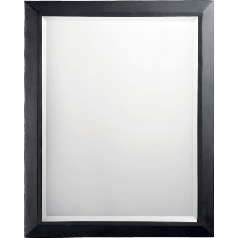 Rectangular Vanity Mirror 24" x 30" in Black