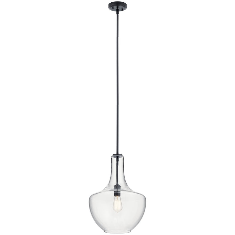 Everly 14" Pendant in Black