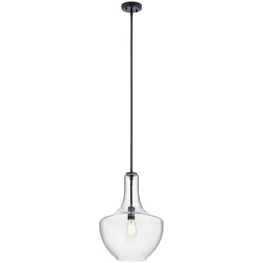 Everly 14" Pendant in Black