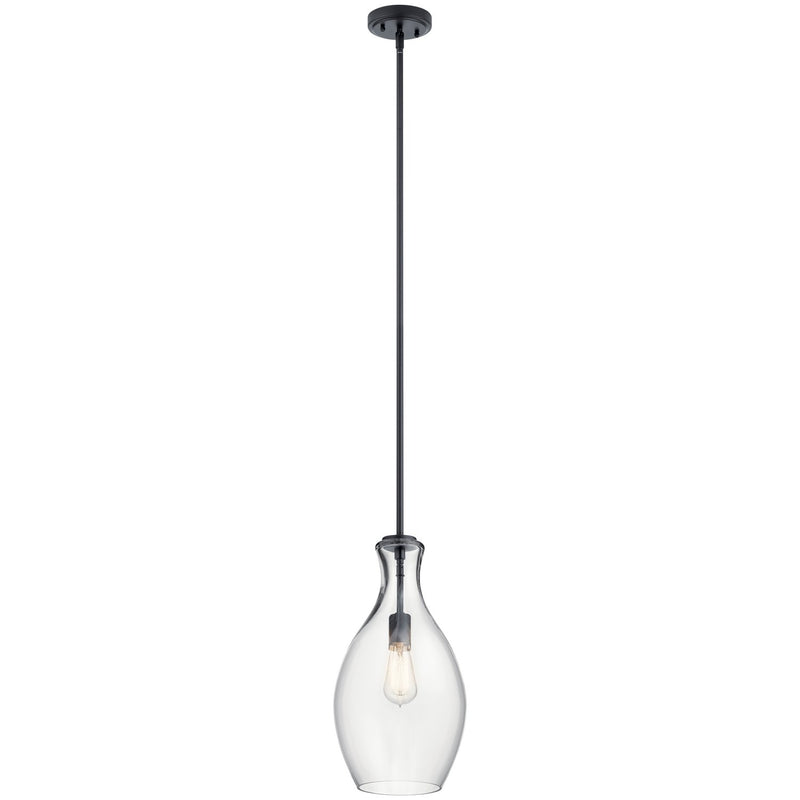 Everly 9" Mini Pendant in Black