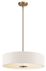3-Light 20" Convertible Drum Pendant in Classic Bronze