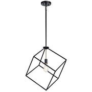 Cartone Pendant in Black